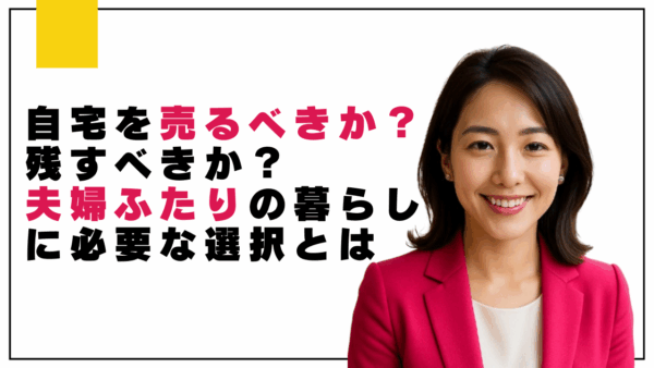 自宅を売るべきか？残すべきか？夫婦ふたりの暮らしに必要な選択とは