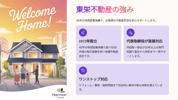 有限会社東栄不動産の評判と実績を徹底解説【岡山市中区で45年の地域密着型不動産会社】