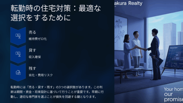 転勤辞令が出た！急いで売らないとダメ？焦らずベストな方法を見つけよう