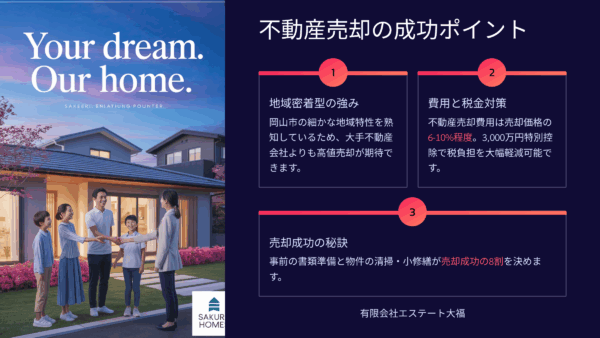  岡山市不動産売却の成功法則｜地域密着型業者のメリットと選び方のコツ