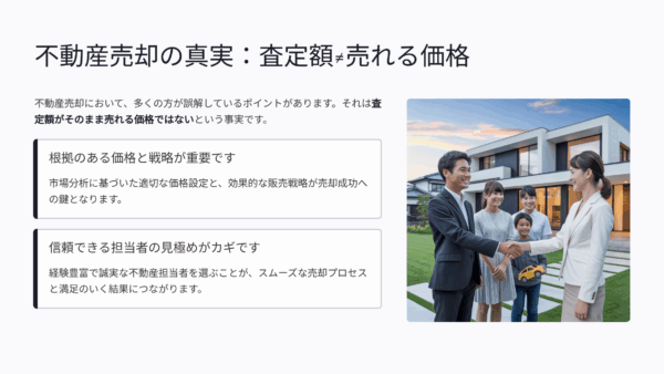 『高めの査定』に要注意！本当に売れる価格の見分け方