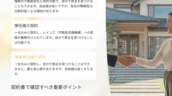 媒介契約書が難しすぎるチェックすべきポイントを分かりやすく解説