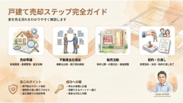 戸建て売却ステップ完全ガイド｜家を売る流れをわかりやすく解説